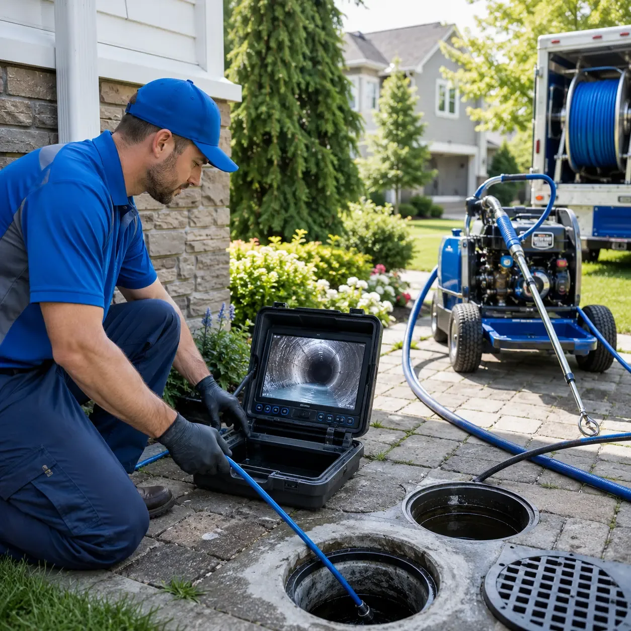 Outdoor drain cleaning professionals serving Burleson, TX