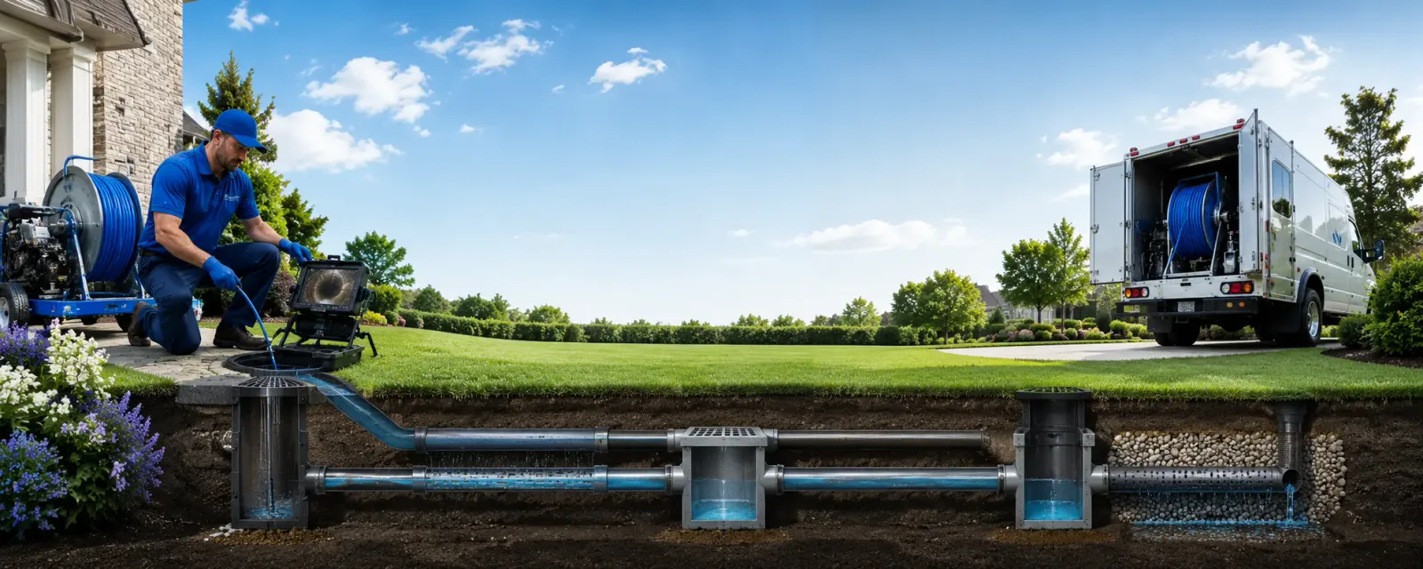 Outdoor drain cleaning information for Burleson, TX